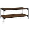 Stylish Brown Oak Coffee Table - 80x50x40 cm | HiPoMarket