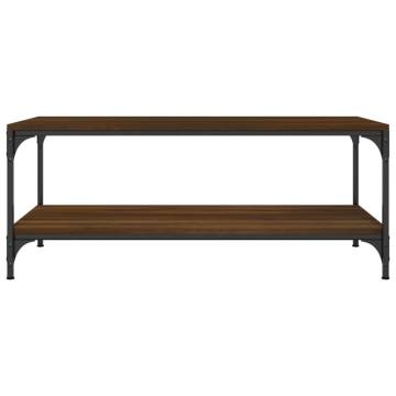 Stylish Brown Oak Coffee Table - 80x50x40 cm | HiPoMarket