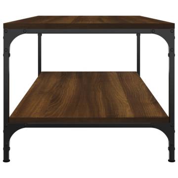 Stylish Brown Oak Coffee Table - 80x50x40 cm | HiPoMarket