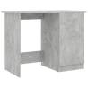 Modern Concrete Grey Desk - 100x50x76 cm Engineered Wood