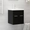 Sink Cabinet Black 41x38.5x46 cm Engineered Wood Colour black Size 41 x 38.5 x 46 cm Number of 1 Number of Pieces 