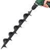 Heavy Duty Auger Drill Bit Steel 75x600 mm | Hipomarket UK