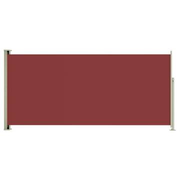 Patio Retractable Side Awning 140x300 cm Red | Hipomarket UK