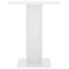 High Gloss White Bistro Table - 60x60 cm | Hipomarket