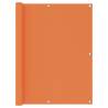 Balcony Screen Orange 120x500 cm Oxford Fabric Colour orange Size 120 x 500 cm Quantity in Package 1 