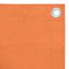 Waterproof Orange Balcony Screen - 120x500 cm Oxford Fabric