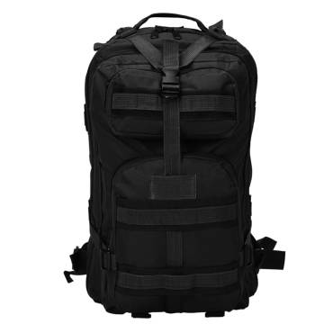 Army-Style Backpack 50L Black - Durable & Spacious | Hipomarket