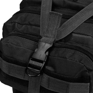 Army-Style Backpack 50L Black - Durable & Spacious | Hipomarket