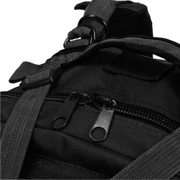 Army-Style Backpack 50L Black - Durable & Spacious | Hipomarket