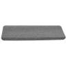 Stair Mats Self-adhesive - 15 pcs Grey - Hipomarket UK