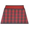 Red & Black Christmas Tree Skirt 48x48 cm - Hipomarket