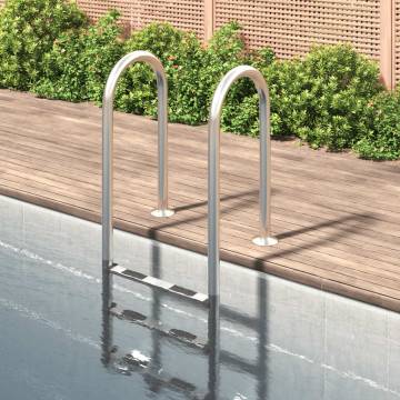 Durable 304 Stainless Steel Pool Ladder - 54x38x158 cm