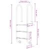 Durable 304 Stainless Steel Pool Ladder - 54x38x158 cm