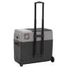 Portable Cool Box with Wheel & Handle - 40L, Black & Grey