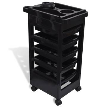 Hair Salon Plastic Trolley with Wheels - Organize Your Tools