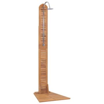 Solid Teak Garden Shower - Durable & Stylish | Hipo Market