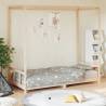 Kids Bed Frame 90x200 cm Solid Wood Pine Colour natural Size 90 x 200 cm 