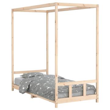 Kids Bed Frame 90x200 cm | Solid Wood Pine - Fun & Stylish