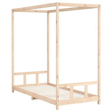 Kids Bed Frame 90x200 cm | Solid Wood Pine - Fun & Stylish