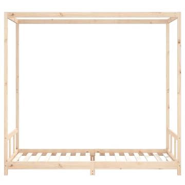 Kids Bed Frame 90x200 cm | Solid Wood Pine - Fun & Stylish