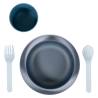 Bo Jungle 5 Piece Baby Tableware Set CPLA Blue - Eco-Friendly