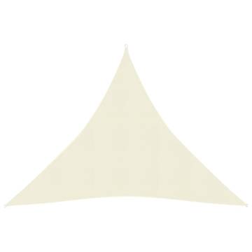 HDPE Sunshade Sail Cream 4x4m - UV Protection & Mould Resistant