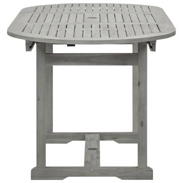 Garden Dining Table - Solid Acacia Wood | Extendable Outdoor Table