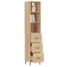 Stylish Highboard Sonoma Oak - Elegant Storage Solution