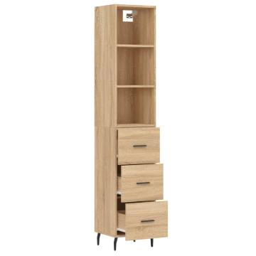 Stylish Highboard Sonoma Oak - Elegant Storage Solution