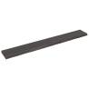 Wall Shelf Dark Brown Solid Oak - Handmade & Versatile