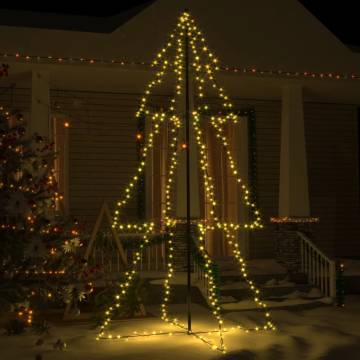 Christmas Cone Tree with 300 LEDs - Indoor & Outdoor Decor