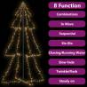 Christmas Cone Tree with 300 LEDs - Indoor & Outdoor Decor