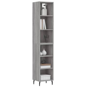 Stylish Highboard Grey Sonoma - Elegant Storage Solution