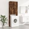 Washing Machine Cabinet Smoked Oak 64x25.5x190 cm Colour smoked oak Number of 1 