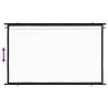 108" 16:9 Projection Screen for Home & Office Use