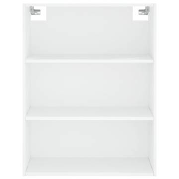 Stylish Highboard White 69.5x34x180 cm | Durable Storage Solution