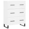 Stylish Highboard White 69.5x34x180 cm | Durable Storage Solution