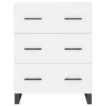 Stylish Highboard White 69.5x34x180 cm | Durable Storage Solution