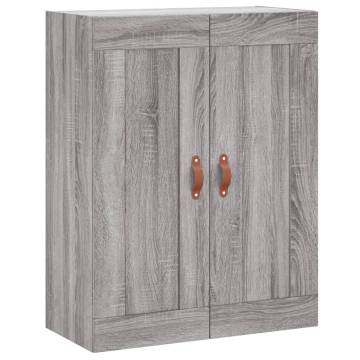 Stylish Highboard Grey Sonoma | Engineered Wood Storage Solution