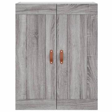 Stylish Highboard Grey Sonoma | Engineered Wood Storage Solution