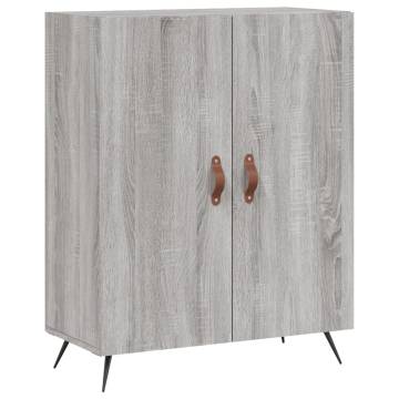 Stylish Highboard Grey Sonoma | Engineered Wood Storage Solution