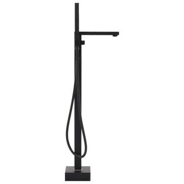 Freestanding Bathtub Faucet - Black Stainless Steel 90 cm