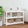 Console Table White 110x40x74 cm Solid Wood Pine Colour white Size 110 x 40 x 74 cm Quantity in Package 1 