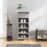 Shoe Cabinet Grey Sonoma 40x36x105 cm Engineered Wood Colour grey sonoma Quantity in Package 1 Number of Number of shelves 