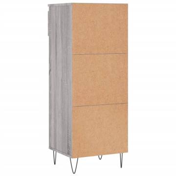 Shoe Cabinet Grey Sonoma 40x36x105 cm | Durable & Stylish