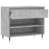 Concrete Grey Shoe Cabinet - Stylish & Practical Storage