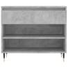 Concrete Grey Shoe Cabinet - Stylish & Practical Storage