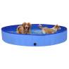 Foldable Dog Swimming Pool - Blue 200x30 cm PVC