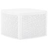 Side Table White 54x54x36.5 cm Plastic Colour white Quantity in Package 1 