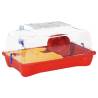 Hamster Cage Red 57x33x26 cm - Safe & Fun Home for Pets